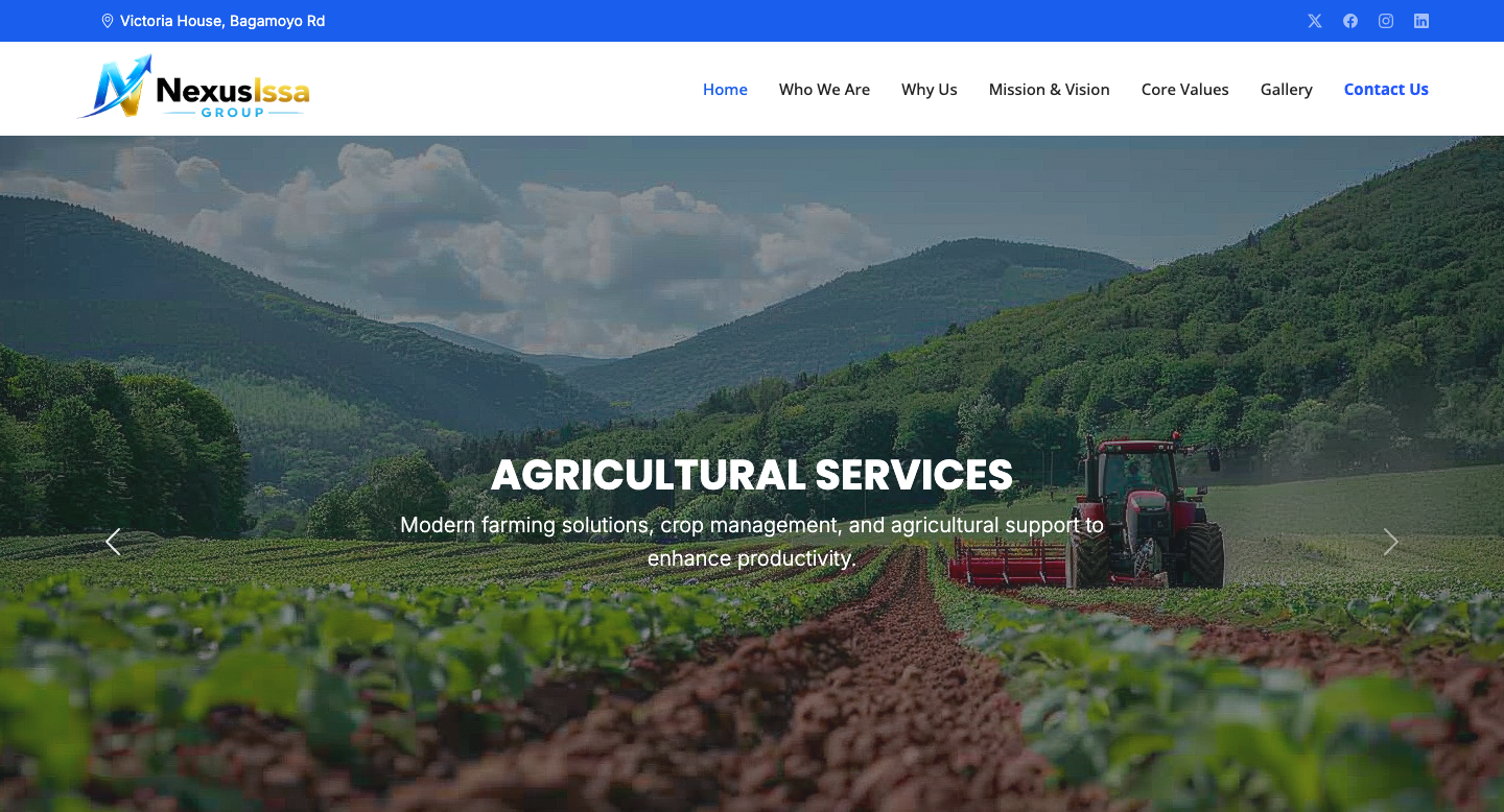 NexusIsaa Group Website